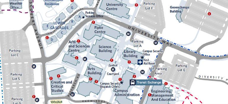 wayfinding map - UBCO